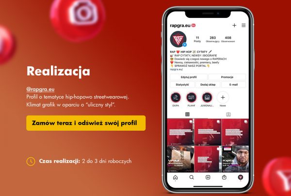 Pakiet Zestaw Social Media Kit Agencja reklamowa Warszawa rapgra.eu portal rap